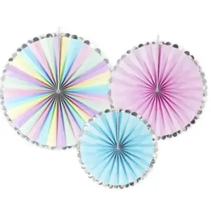 Rosetas decorativos Unicornio, 21 - 30 cm, juego de 3 piezas