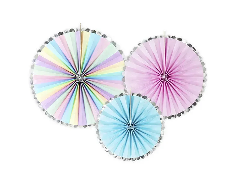 Rosetas decorativos Unicornio, 21 - 30 cm, juego de 3 piezas