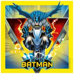 Servilletas de papel Batman, 33x33 cm, 20 uds.