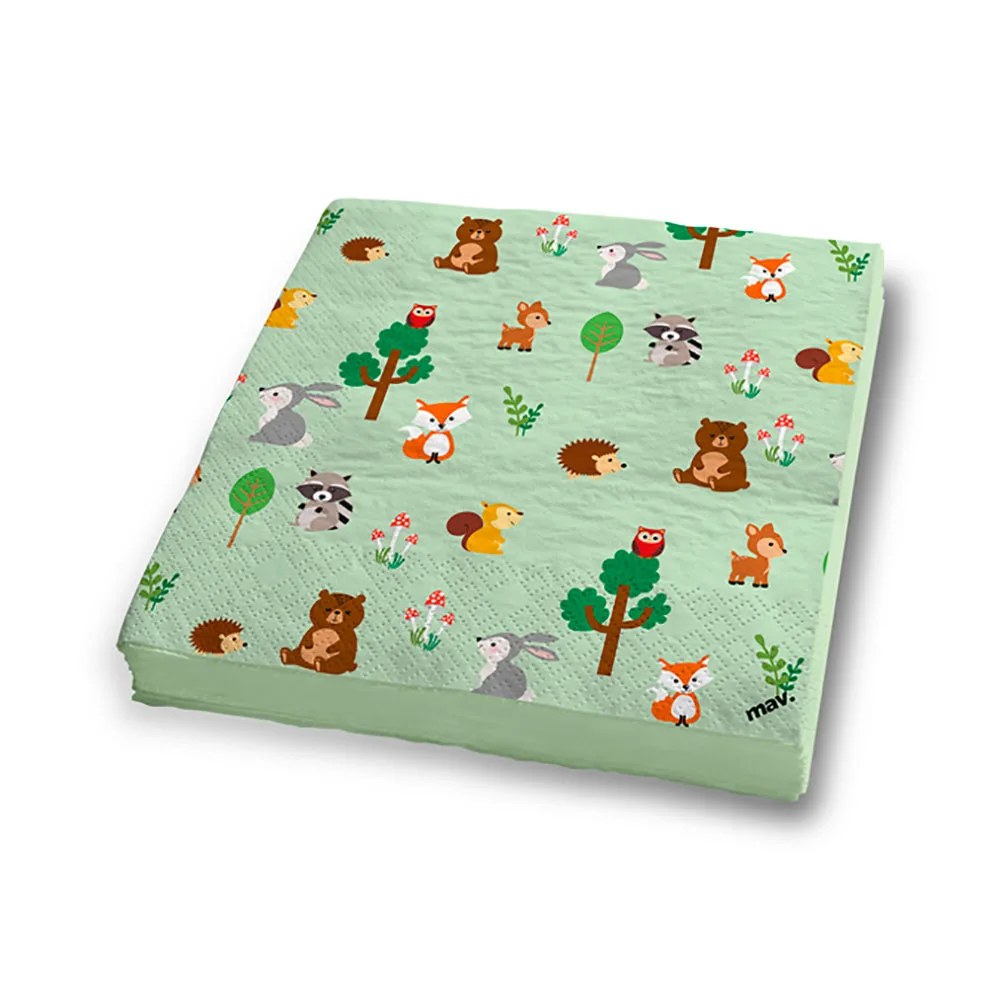 Servilletas de papel Bosque, 33x33 cm, 20 uds.
