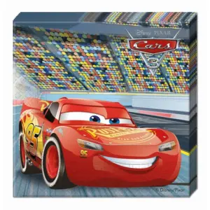 Servilletas de papel Cars 3, 33x33 cm, 20 uds.