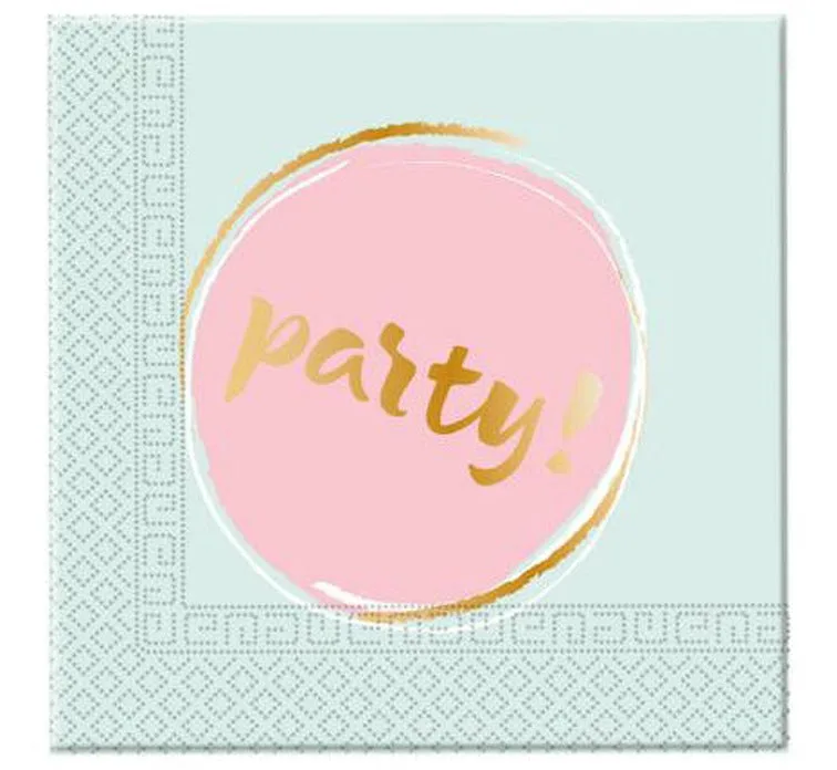 Servilletas de papel Fiesta Elegante, 33x33 cm, 20 uds.