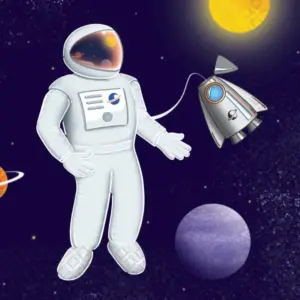 Servilletas de papel Fiesta Espacial, 33 x 33 cm, 16 uds.