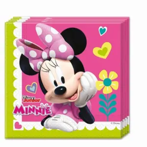 Servilletas de papel Minnie Mouse Junior, 33x33 cm, 20 uds.