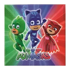 Servilletas de papel PJ Masks, 33x33 cm, 20 uds.