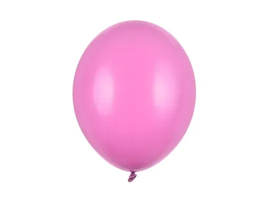 Globos Fuertes 27 cm, Fucsia Pastel, 100 uds