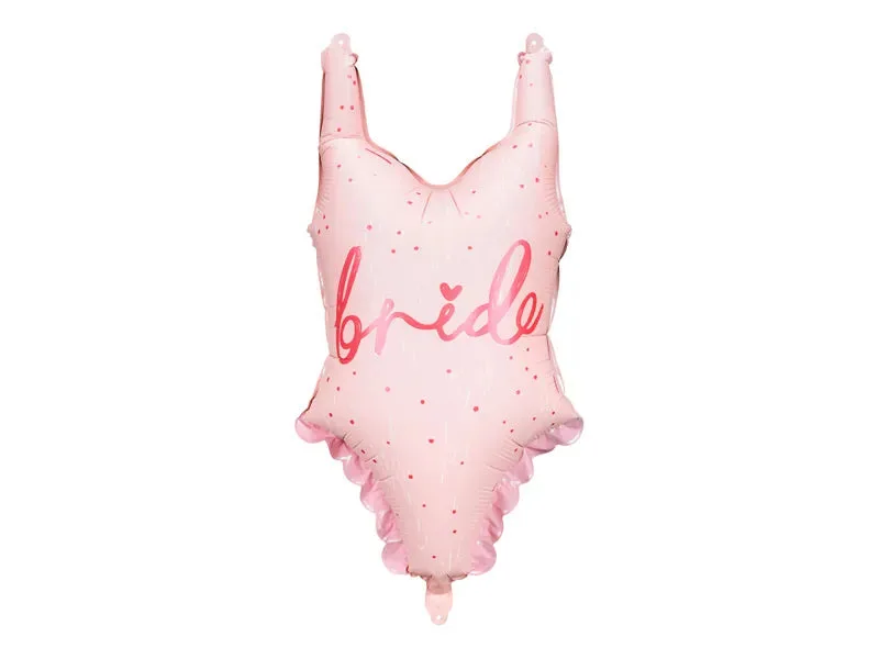 Traje de baño con globo de aluminio - Novia, 18x30" / 46x76 cm