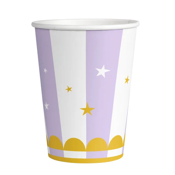Vasos de cartón "Crazy Cake", 250 ml, 8 uds.