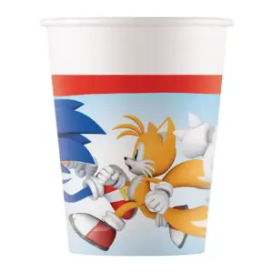 Vasos de papel Sonic, 200 ml, 8 uds.