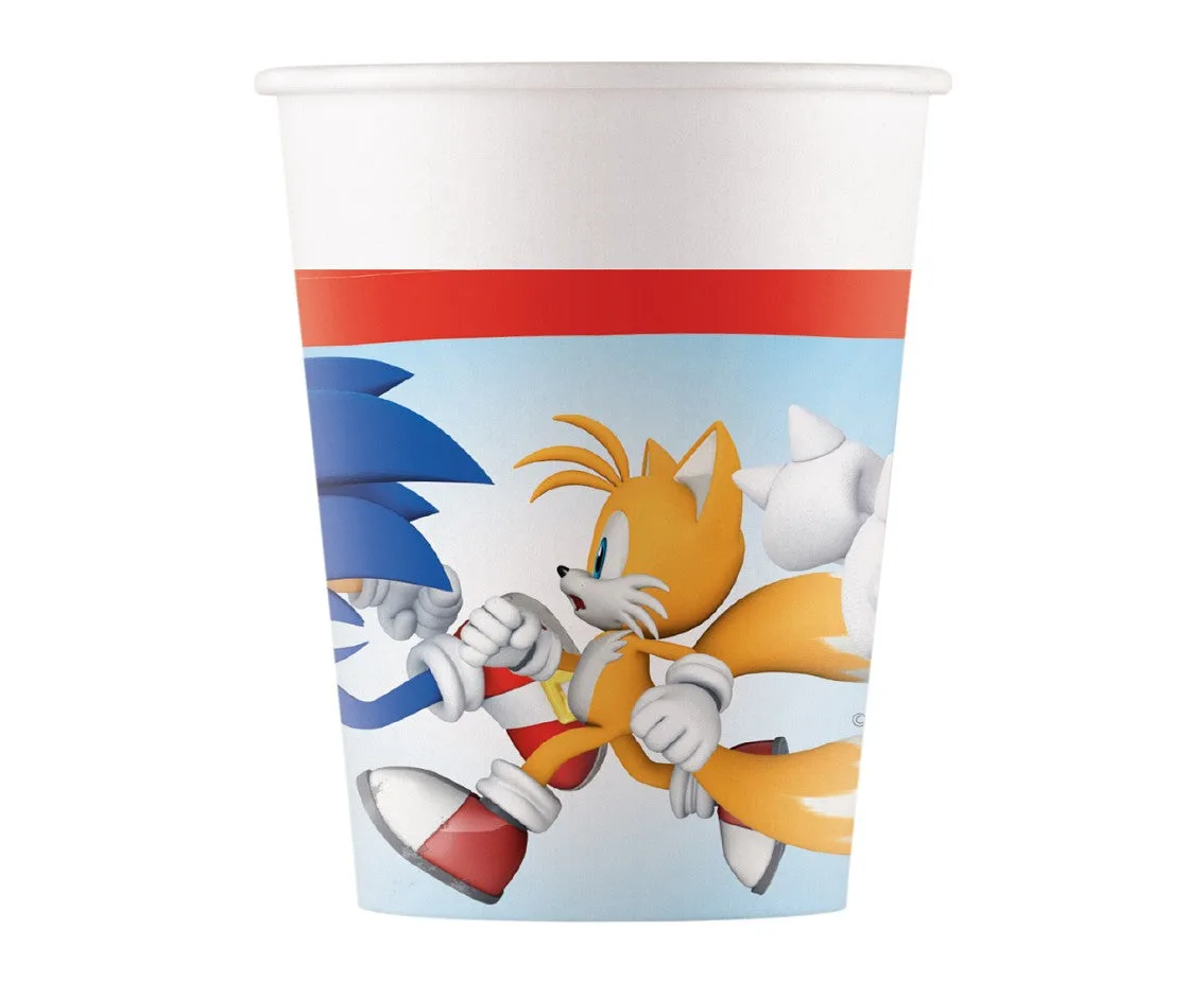 Vasos de papel Sonic, 200 ml, 8 uds.